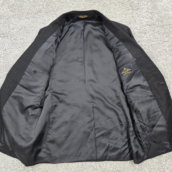 Brooks‎ Brothers Makers Sport Coat Men’s 37S Charcoal Wool Golden Fleece - Picture 6 of 16